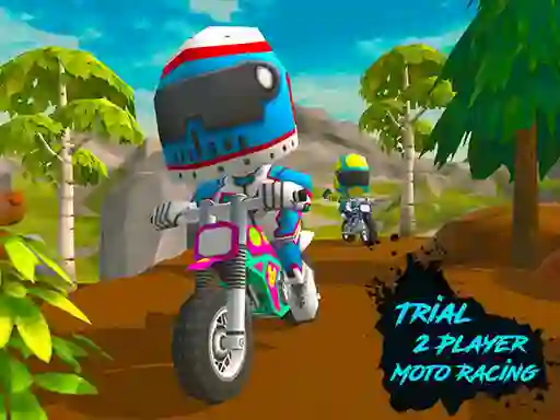 खेल Trial 2 Player Moto Racing ऑनलाइन