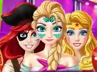 खेल Halloween Princess Party ऑनलाइन