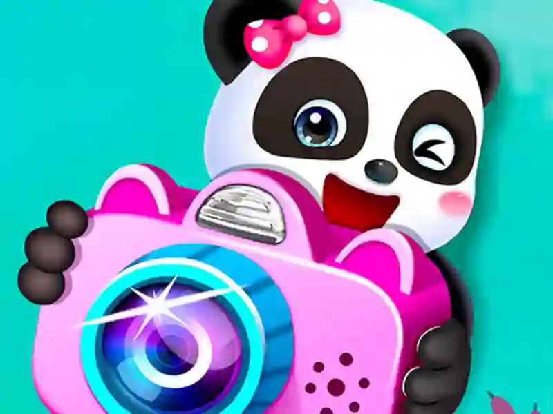खेल Baby Panda Photo Studio ऑनलाइन