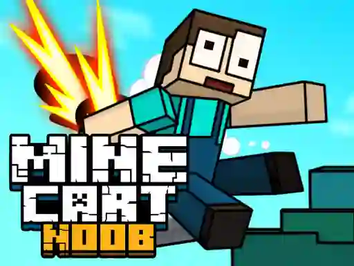 खेल Mine Cart Noob ऑनलाइन
