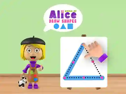 खेल World of Alice Draw Shapes ऑनलाइन