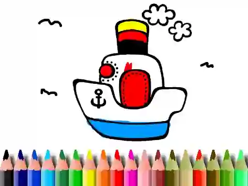 खेल Back to School: Boat Coloring ऑनलाइन