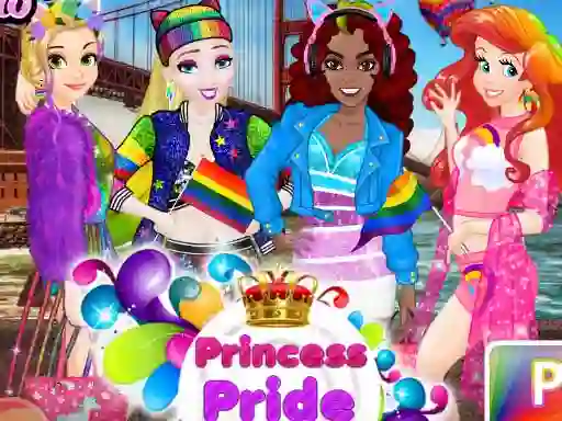 खेल Princess Pride Day ऑनलाइन