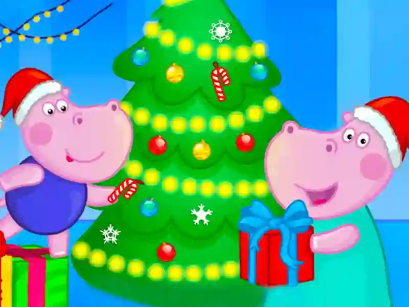 खेल Hippo Christmas Calendar ऑनलाइन