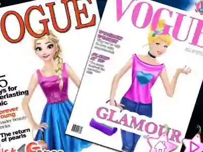 खेल Princesses On Vogue Cover ऑनलाइन