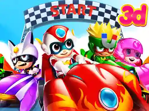 खेल Cartoon Racing 3D ऑनलाइन