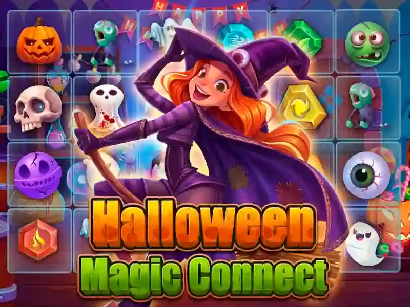 खेल Halloween Magic Connect ऑनलाइन