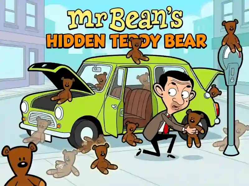 खेल Mr Bean Car Hidden Teddy Bear ऑनलाइन