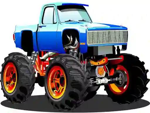 खेल Monster Truck Puzzle ऑनलाइन