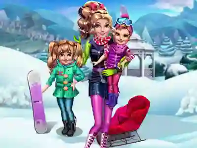 खेल Twins Winter Fun! ऑनलाइन