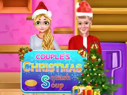 खेल Couple Christmas Squash Soup ऑनलाइन