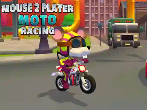 खेल Mouse 2 Player Moto Racing ऑनलाइन