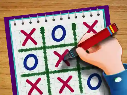 खेल Tic Tac Toe Paper Note II ऑनलाइन