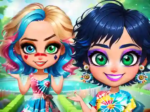 खेल Tie-Dye Explosion of Color ऑनलाइन