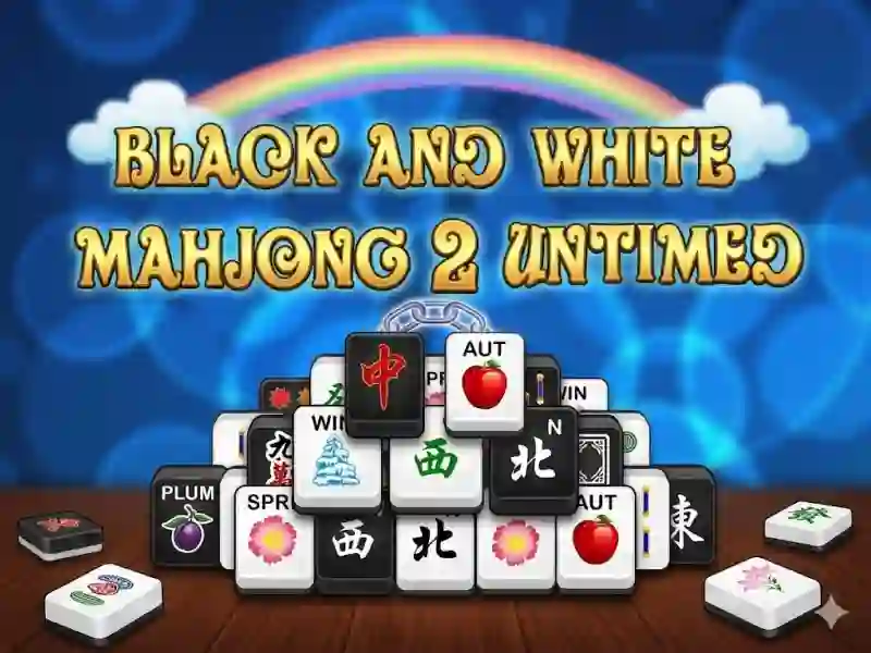 खेल Mahjong Black White 2 Untimed ऑनलाइन