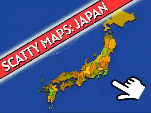 खेल Scatty Maps Japan ऑनलाइन