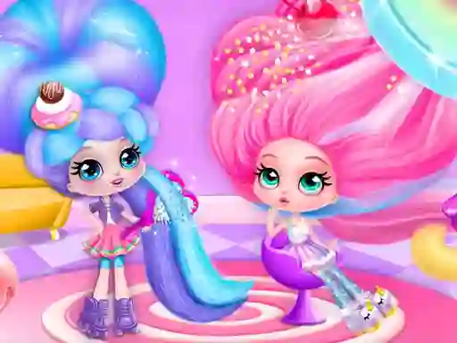 खेल Cotton Candy Style Hair Salon ऑनलाइन