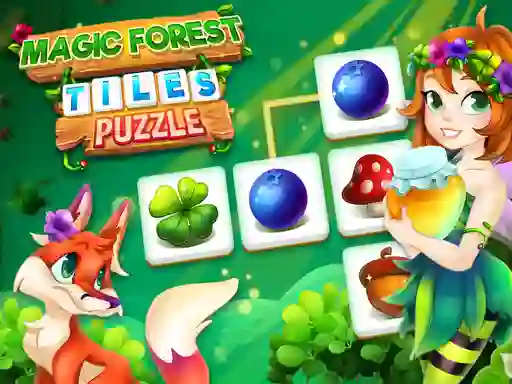 खेल Magic Forest Tiles Puzzle ऑनलाइन