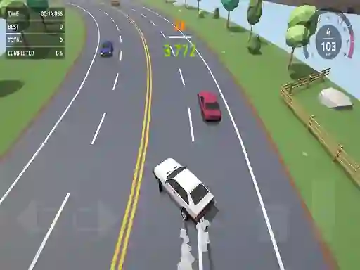 खेल Polygon Drift: Endless Traffic Racing ऑनलाइन