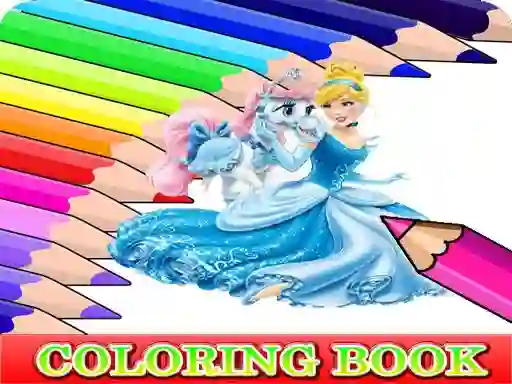 खेल Coloring Book for Cinderella ऑनलाइन
