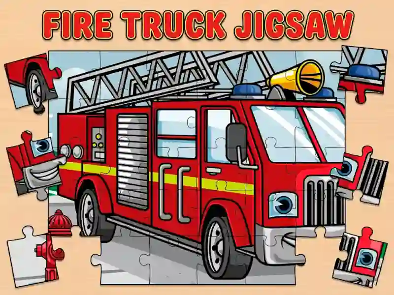 खेल Fire Truck Jigsaw ऑनलाइन