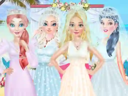 खेल Princess Collective Wedding ऑनलाइन