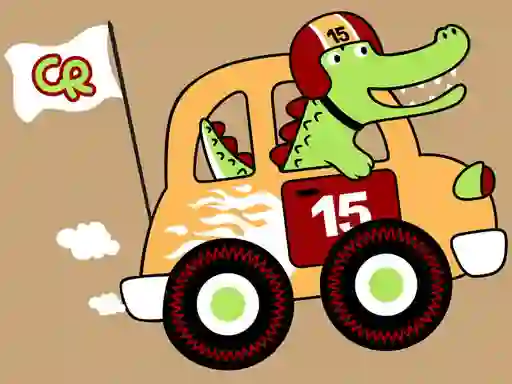 खेल Fast Racing Cars Coloring ऑनलाइन