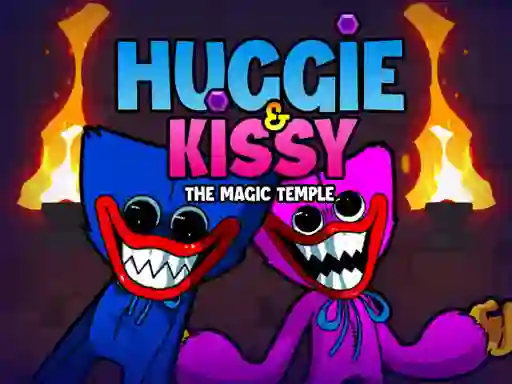 खेल Huggie & Kissy The Magic Temple ऑनलाइन