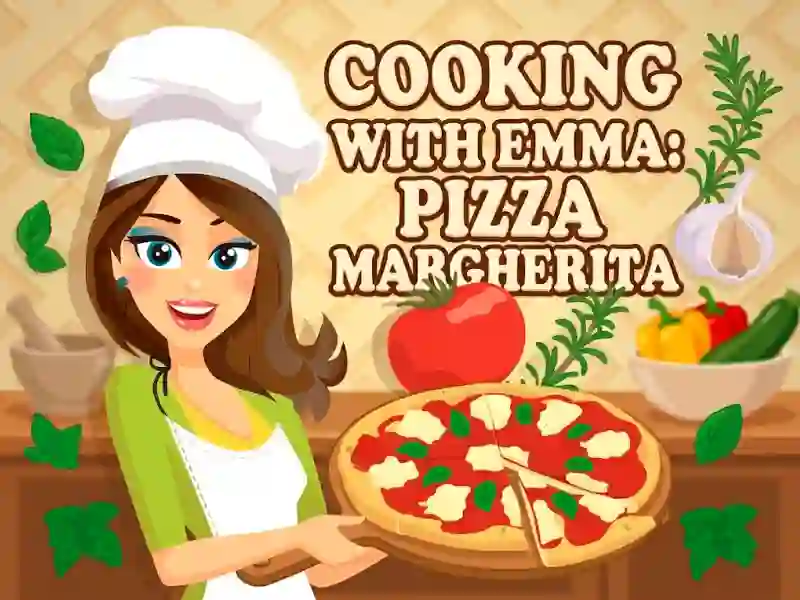 खेल Cooking with Emma Pizza Margherita ऑनलाइन