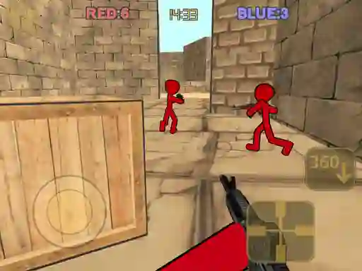 खेल Stickman Counter Terror Shooter ऑनलाइन
