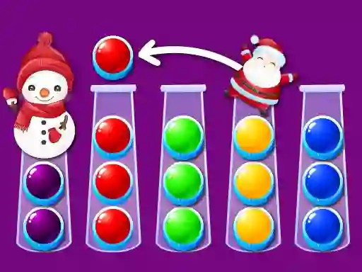 खेल Ball Sort Xmas ऑनलाइन