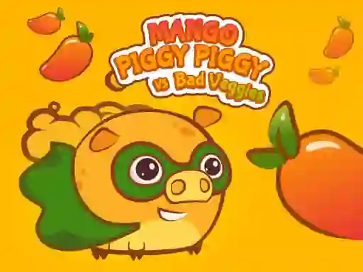 खेल Mango Piggy Piggy vs Bad Veggies ऑनलाइन