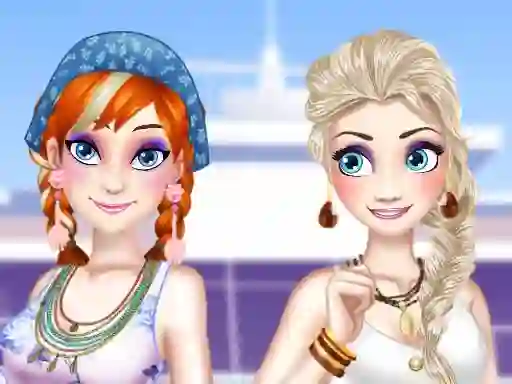खेल Ella and Anna Spring Break ऑनलाइन