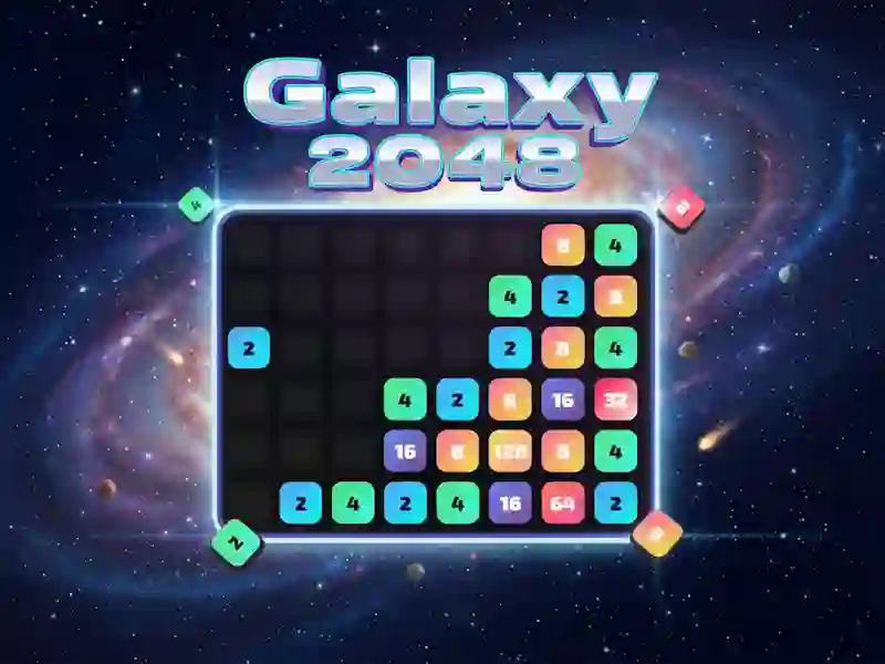 खेल Galaxy 2048 ऑनलाइन