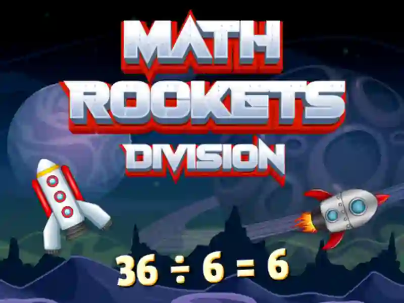 खेल Math Rockets Division ऑनलाइन