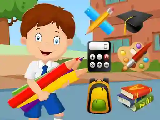 खेल School Match 3 ऑनलाइन