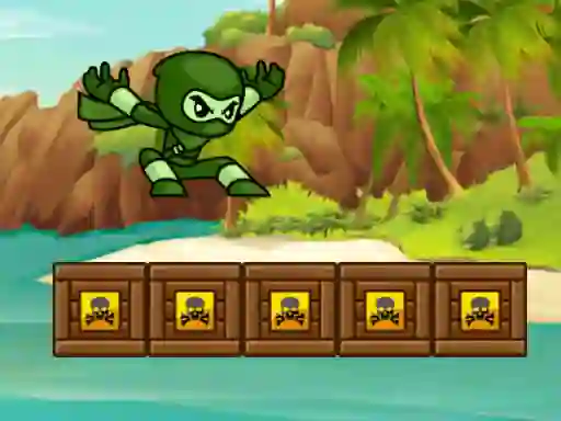 खेल Green Ninja Run ऑनलाइन