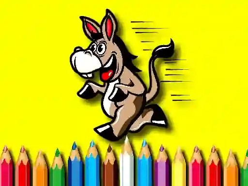 खेल Back To School Coloring Book Donkey ऑनलाइन