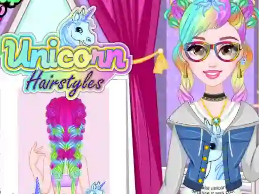 खेल Unicorn Hairstyles ऑनलाइन