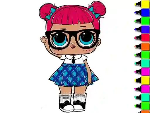 खेल Easy Kids Coloring Lol ऑनलाइन