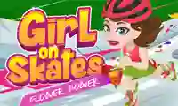 खेल Girl on Skates: Flower Power ऑनलाइन