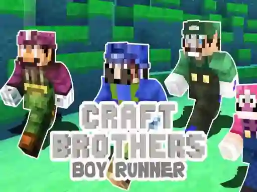 खेल Craft Bros Boy Runner ऑनलाइन