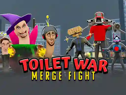 खेल Toilet War: Merge Skibidi ऑनलाइन