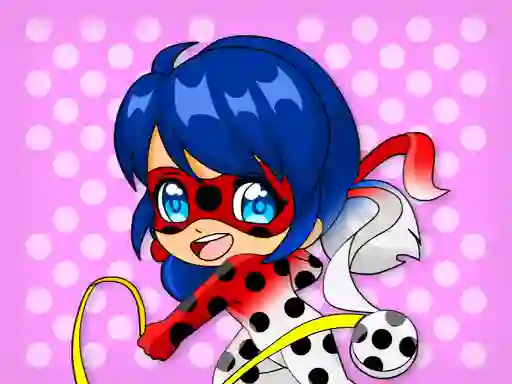 खेल Chibi Dottedgirl Coloring Book ऑनलाइन