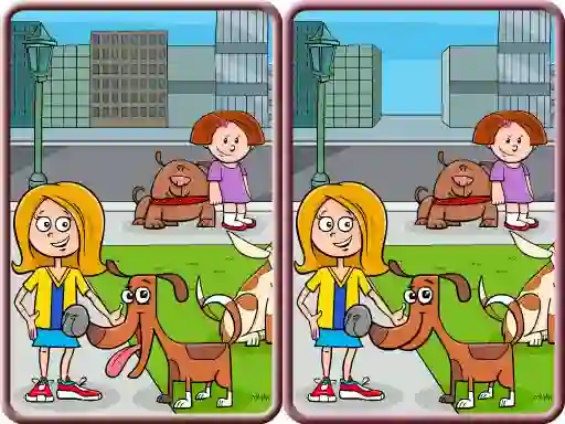 खेल Spot The Differences City ऑनलाइन