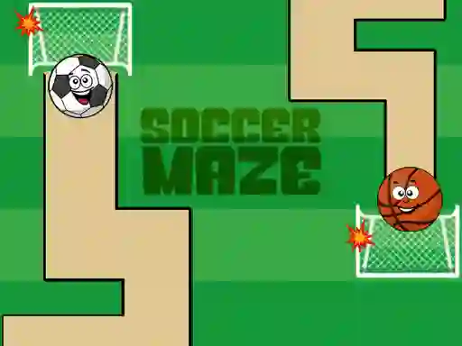 खेल Soccer Maze ऑनलाइन