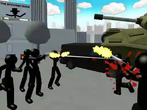 खेल Stickman City Shooting 3d ऑनलाइन