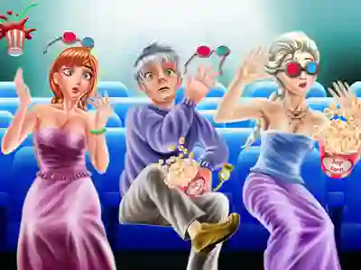 खेल Ice Family Movie Night ऑनलाइन