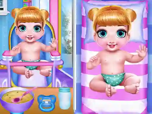 खेल Princess New Born Twins Baby Care ऑनलाइन