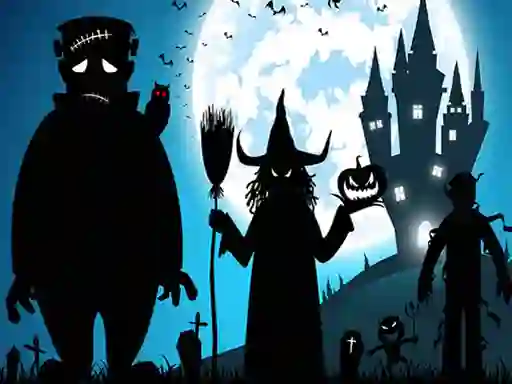 खेल Crazy Halloween Memory ऑनलाइन